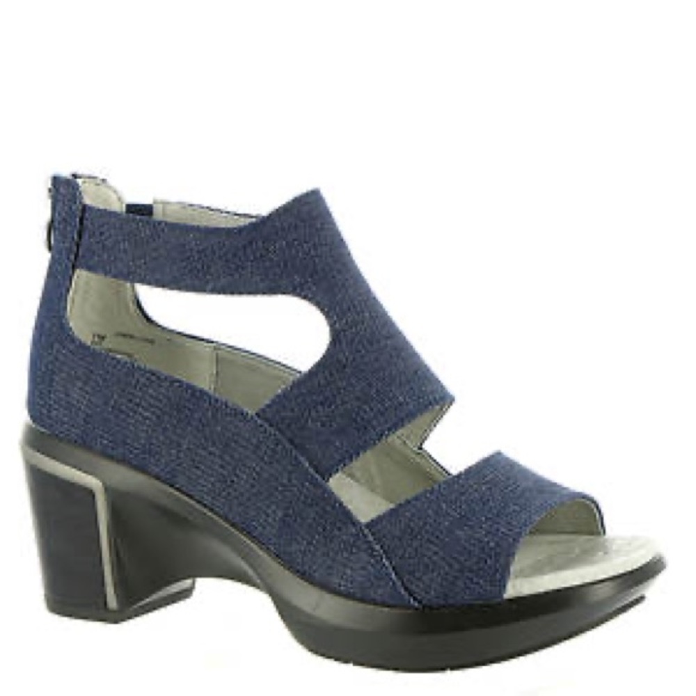 Jambu Rio Denim wedge sandal